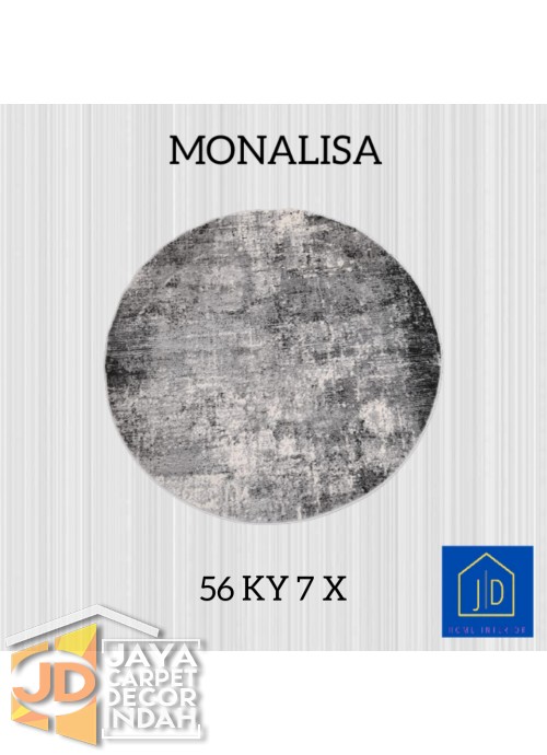 Permadani Monalisa Bulat 56 KY 7 X  Ukuran 120 cm x 120 cm, 160 cm x 160 cm